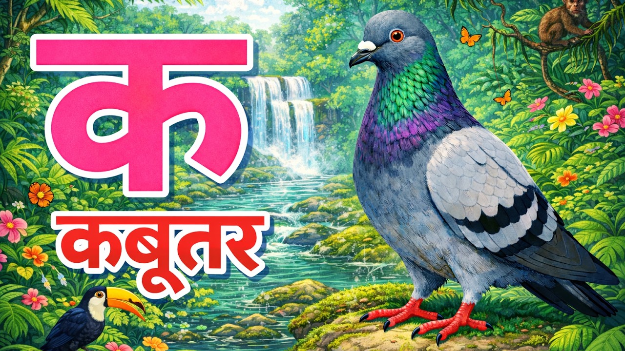 आ से आम | क से कबूतर | अ से अनार | aa se aam | Easy Learning