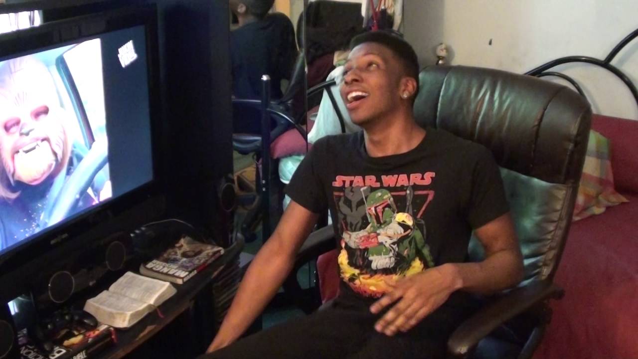 Mom Laughing At Chewbacca Mask For Birthday!!! REACTION!!!!!!!