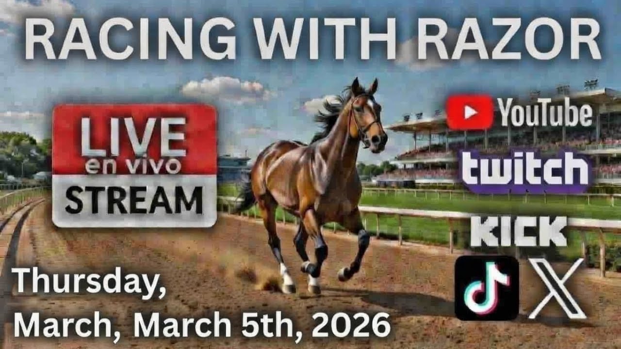 🔴LIVE Horse Racing | Aqueduct | Gulfstream Park | Parx | Oaklawn Park en vivo!