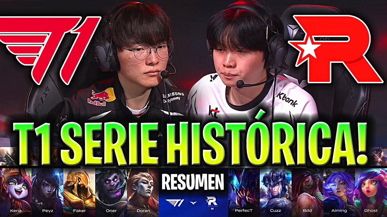 T1 HACE LA SERIE MAS EPICA DE LA LCK! 😱HISTÓRICO!🔥 | T1 vs KT Resumen Completo LCK Cup 2026