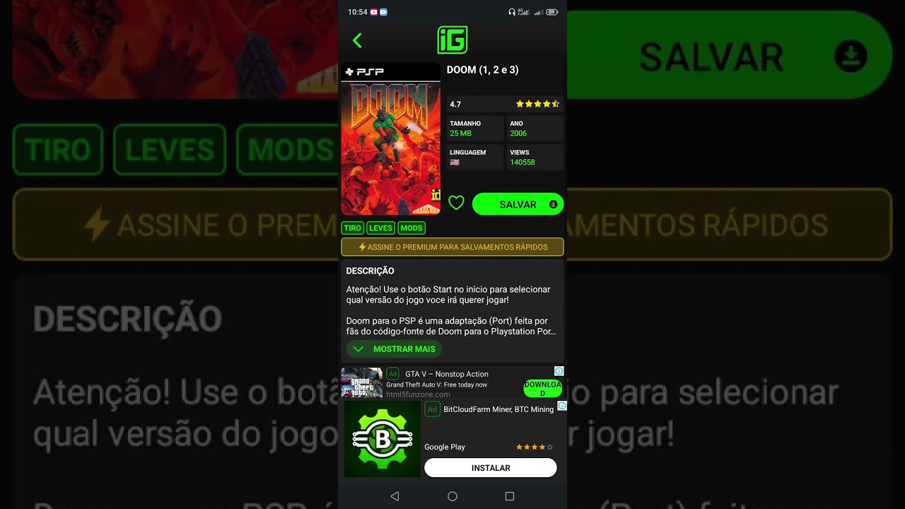 DESCUBRA UM MUNDO SURPREENDENTE DE JOGOS MOBILE NO APP IGAMES PSP JOGOS TOTALMENTE OTIMIZADO 