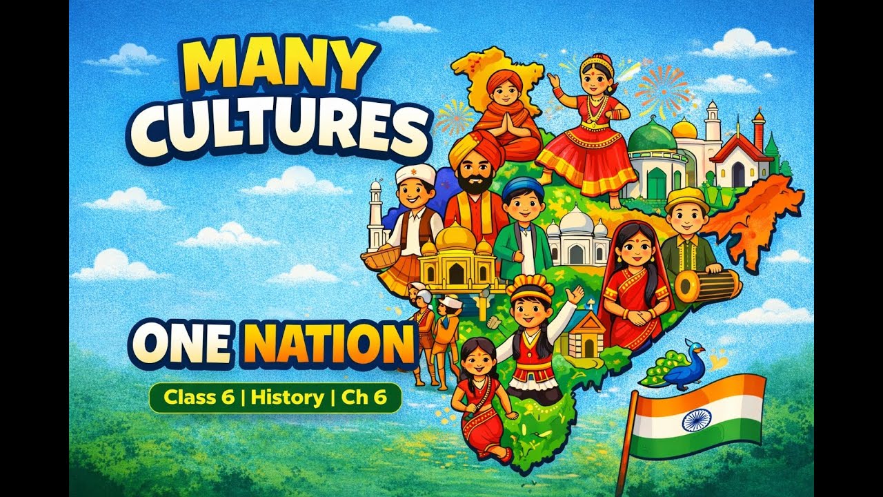 Class 6 History Ch 6 Summary | Many Cultures, One Nation| Easy Explanation| Quick Revision