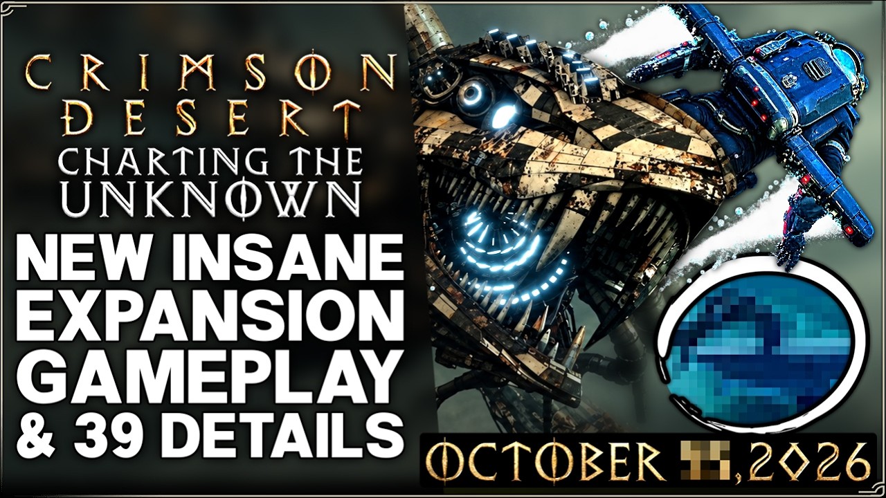 DLC-расширение Crimson Desert &laquo;Charting the Unknown&raquo; &mdash; это НЕЧТО: новый геймплей, строительство з...