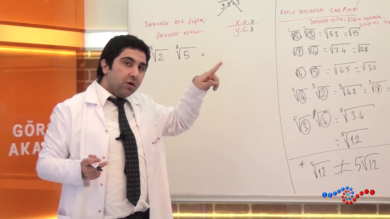Matematik - Köklü Sayılarda Çarpma Nedir ?