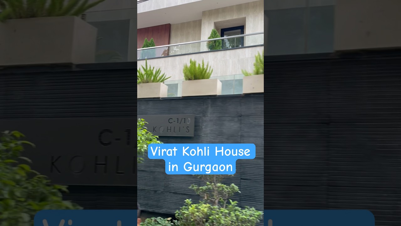 Virat Kohli Home in Gurgaon | Full Video Link in Description | King Kohli