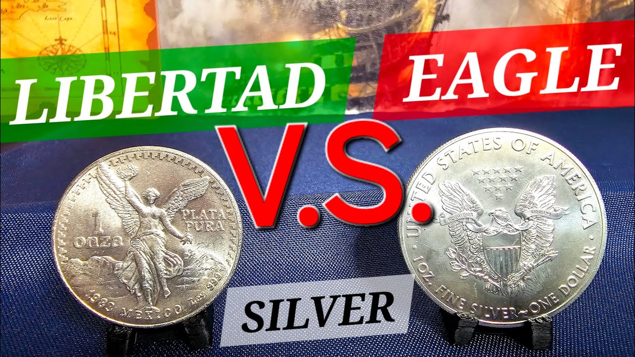 Mexico's LIBERTADS Versus American Silver EAGLES! Premiums, SCARCITY & DESIGN! #silver #money
