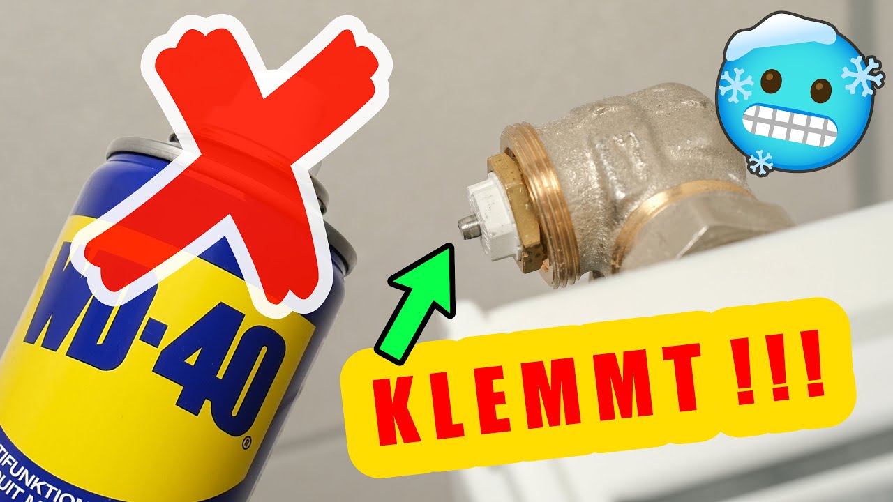 Heizungsventil klemmt:&nbsp;Stift federt nicht &ndash; Heizk&ouml;rperventil gangbar machen 🛠️