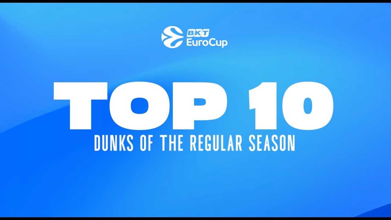 Top 10 Dunks | The Best Above the Rim of the 2025–26 Regular Season | EuroCup Basketball