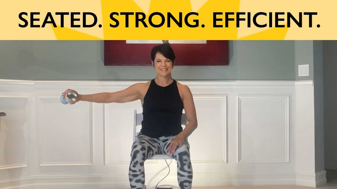 Total Body Efficiency Workout – Full Body Seated Chair Yoga with Sara Sinclair from Yoga Vista