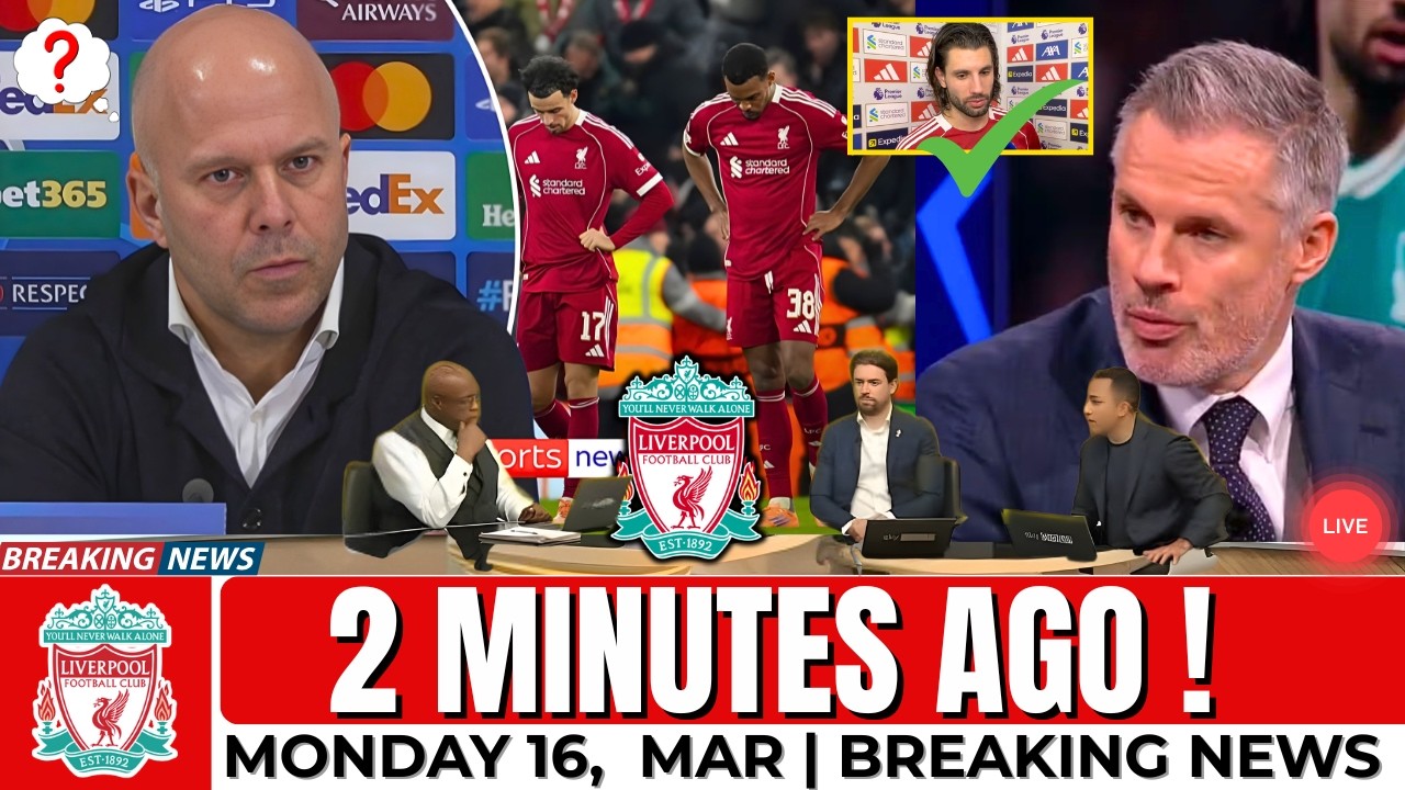 LIVERPOOL CRISIS? 😱 SLOT REACTS TO BOOS, CARRAGHER & KEANE SLAM REDS AFTER SPURS DRAW ⚽ #lfcnews