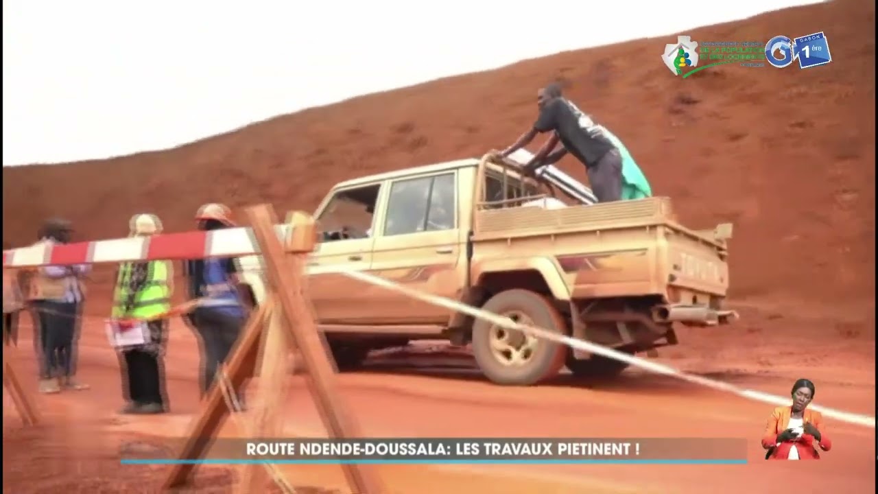 Route Ndendé-Doussala: les travaux piétinent.