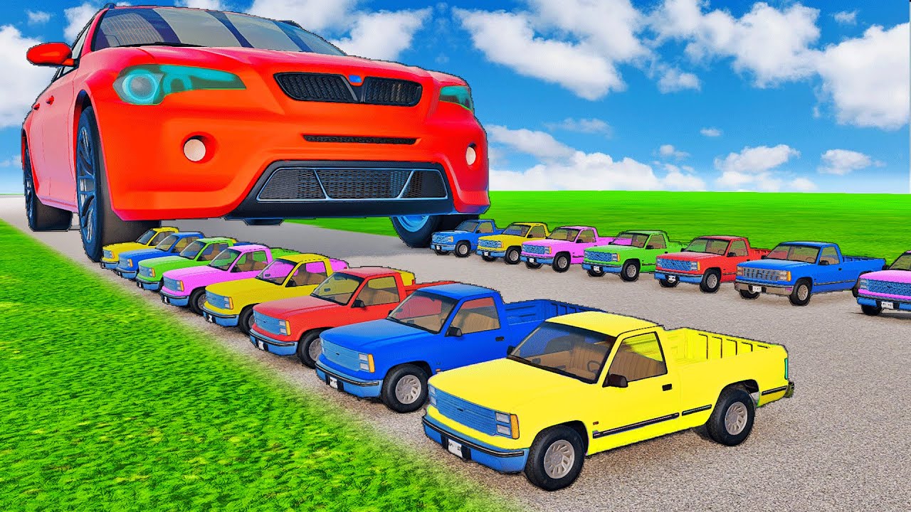 КАК ОСТАНОВИТЬ САМУЮ БОЛЬШУЮ МАШИНУ В МИРЕ в BeamNG.drive
