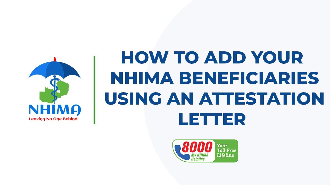 How to register your beneficiaries using an Attestation Letter.