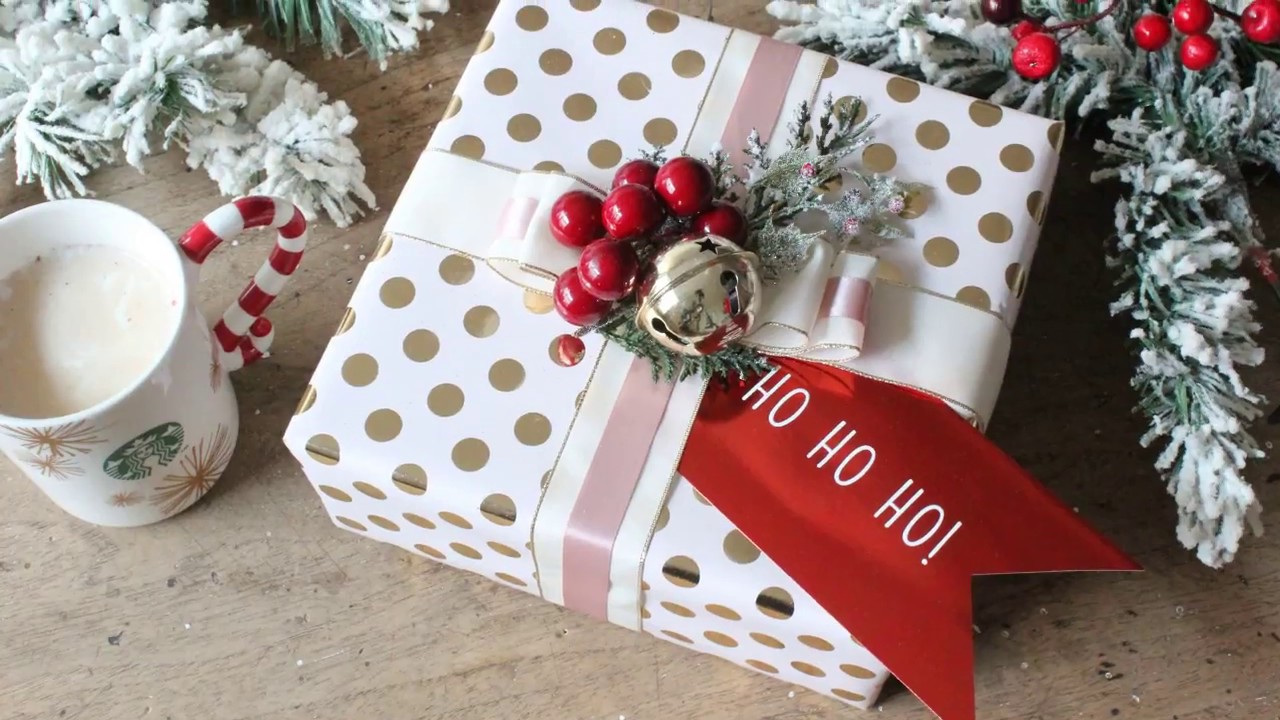 Idee per incartare regali di natale. TUTORIAL