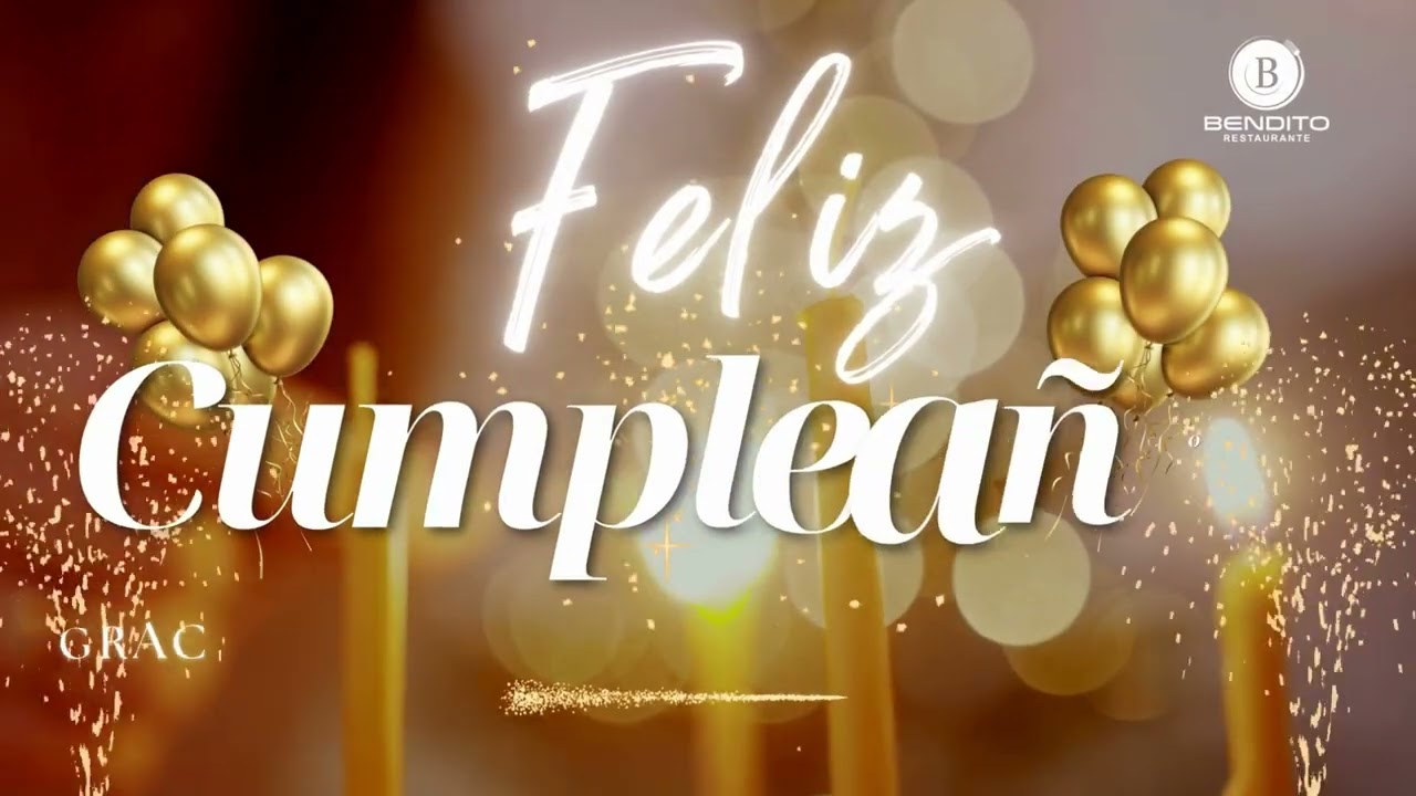 Bendito Felicitación Cumpleaños 