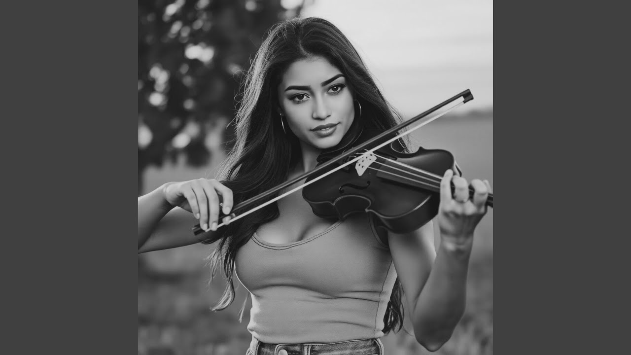 Violin Under Soft Moonlight