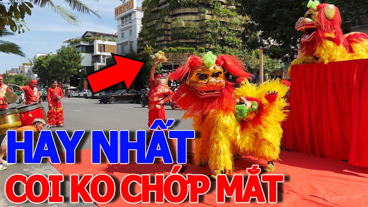 Đây mới là MÚA LÂN LION DANCE không thể RỜI MẮT QUÁ HẤP DẪN - NHƠN NGHĨA ĐƯỜNG hàng đầu việt nam