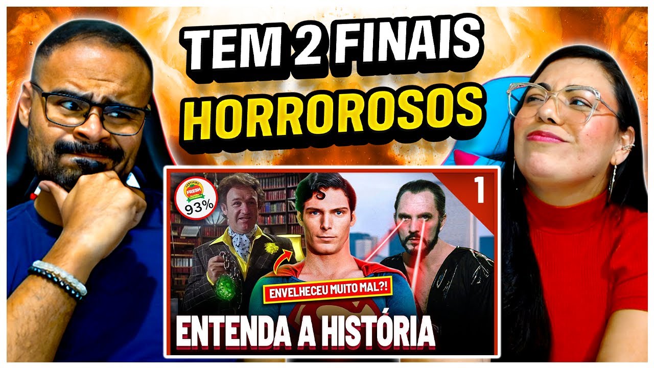 REACT CANAL PEEWEE | Saga SUPERMAN | História, Curiosidades e Opinião | PT. 1