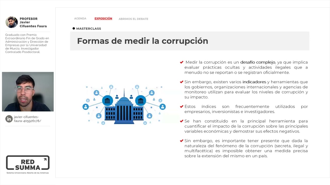 Masterclass - Corrupción y Transparencia Gubernamental.