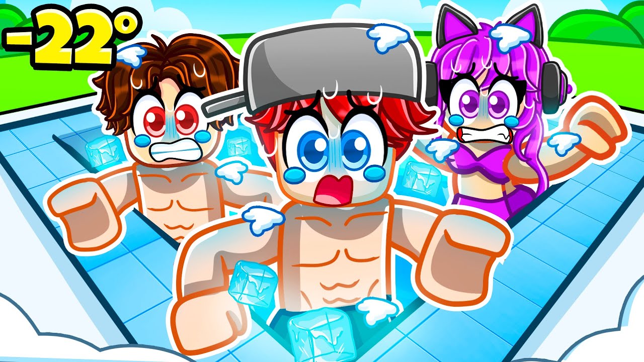 Last To Leave FROZEN HOT TUB Wins $1,000,000 in Roblox Snapchat!