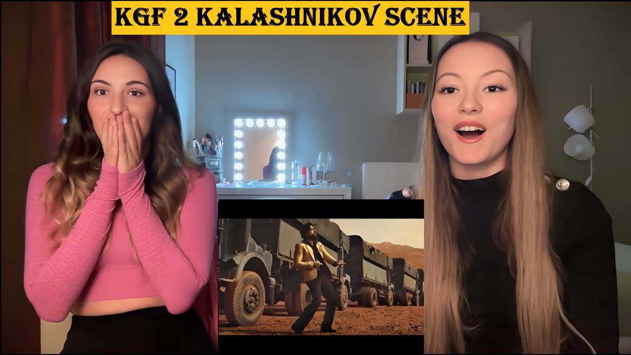Реакция итальянцев на сцену с автоматом Калашникова KGF 2