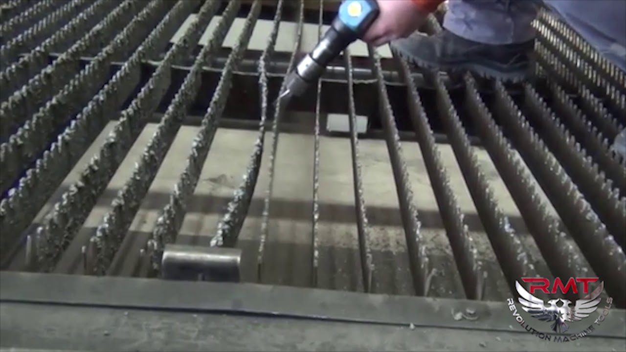 Laser Slat Slag Cleaning Hack Using Simple Cheap Air Chisel