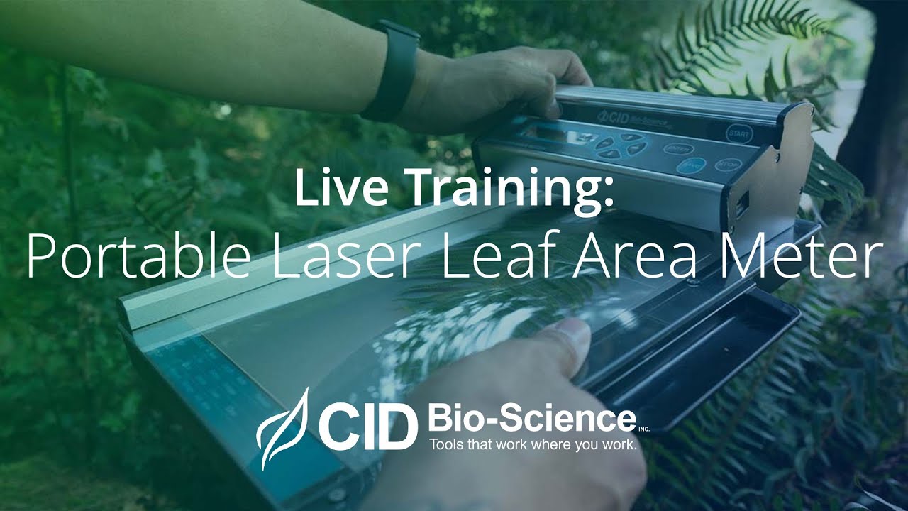 Portable Laser Leaf Area Meter Live Training | CID Bio-Science