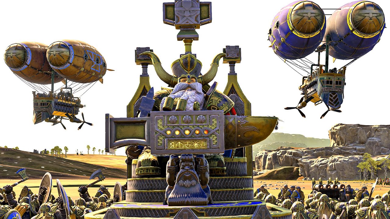 GREENSKINS vs DWARFS - Warhammer TotalWar cinematic battle