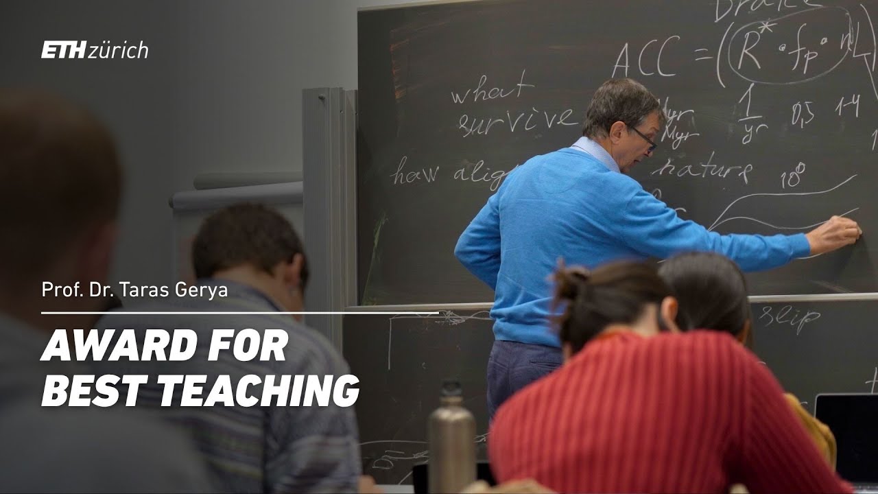 Taras Gerya wins the Alumni Award for Best Teaching