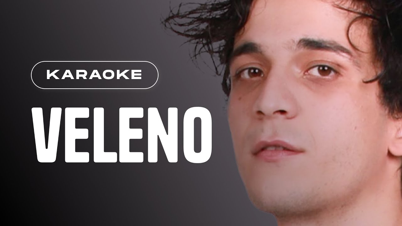 Tananai | VELENO // Piano Karaoke con Testo