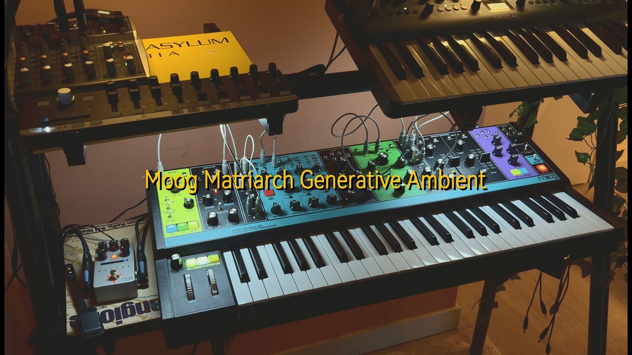 Moog Matriarch Generative Ambient Patch