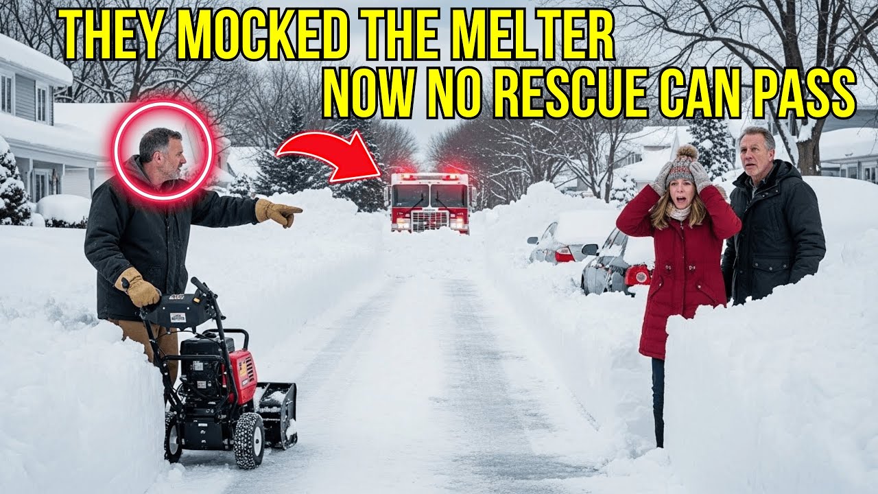 HOA Mocked My Portable Snow Melter — Then Screamed When Emergency Vehicles Couldn’t Pass