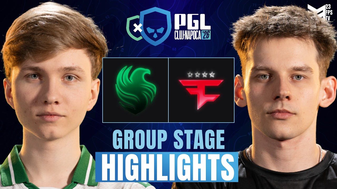 [Highlights] Falcons vs FaZe | PGL Cluj-Napoca 2026 | Group Stage