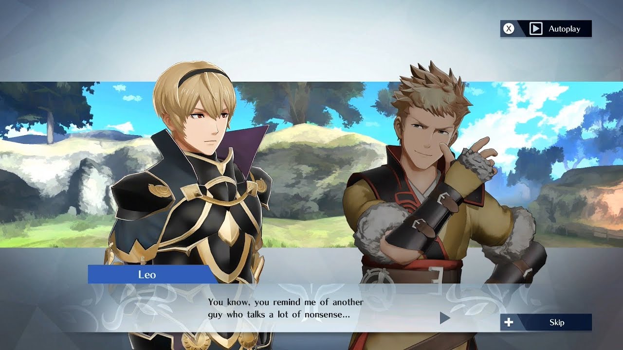 Fire Emblem Warriors - Leo & Owain Support Conversation