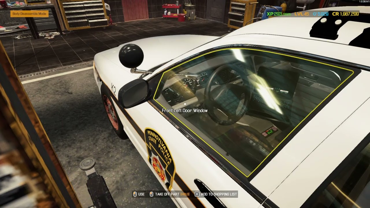 Car Mechanic Simulator 2021 rebuilding a 2010 crown vic police car part 1