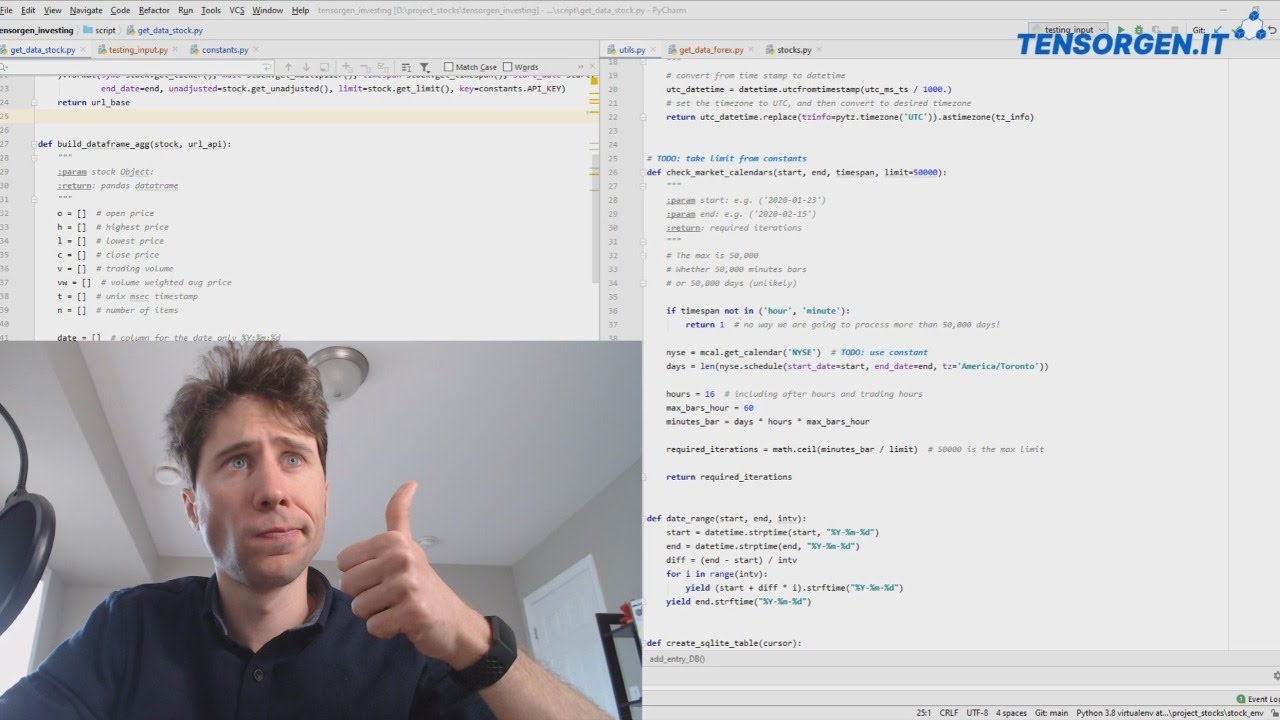 [Live Coding] Programmiamo uno script per il trading (mercato azionario)