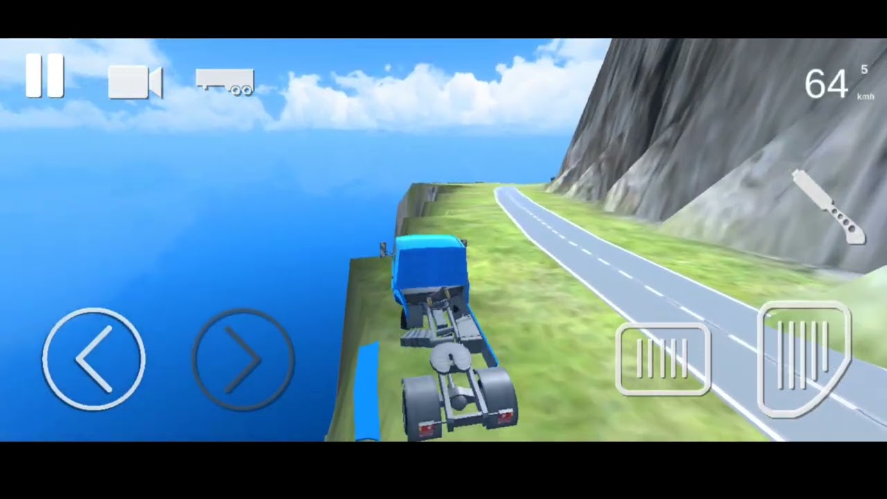 Truck game video driving #game#truck#viral video 