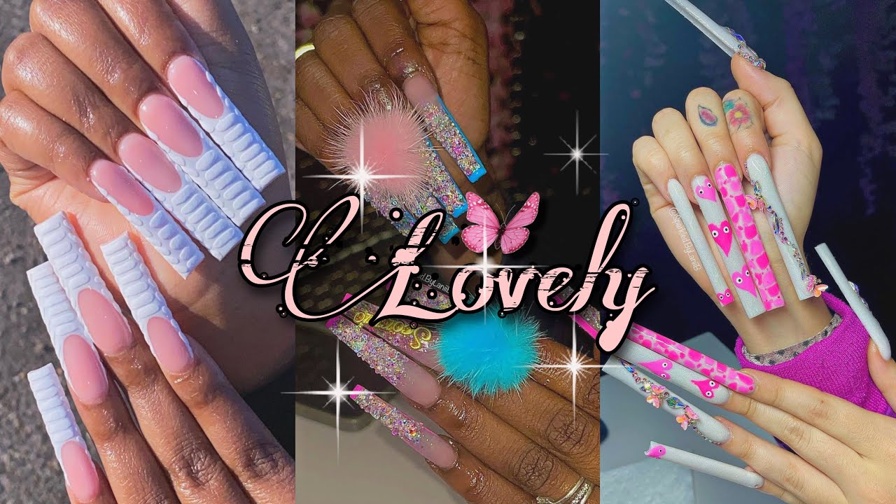 *18*✨NAIL INSPIRATION✨ of INSTAGRAM COMPILATION ** BADDIE NAILS ACRYLICS EXTENDO NAILS XX CALMING