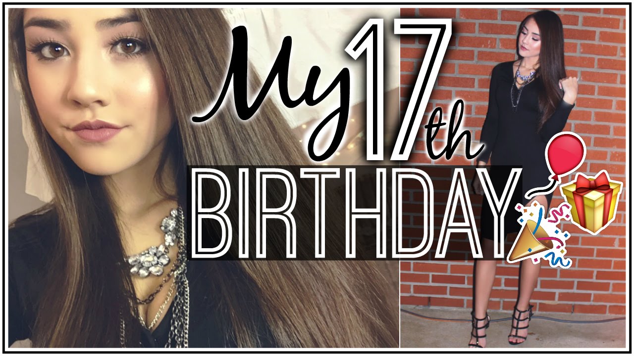 Chit Chat GRWM: My 17th Birthday ♡ Makeup, Hair & Outfit ♡ xlivelaughbeautyx