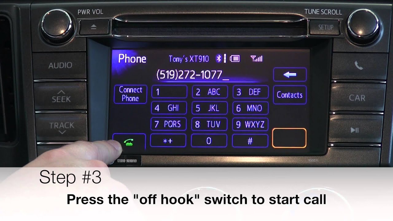 How Do I Make A Phone Call via Toyota Bluetooth | Strickland's