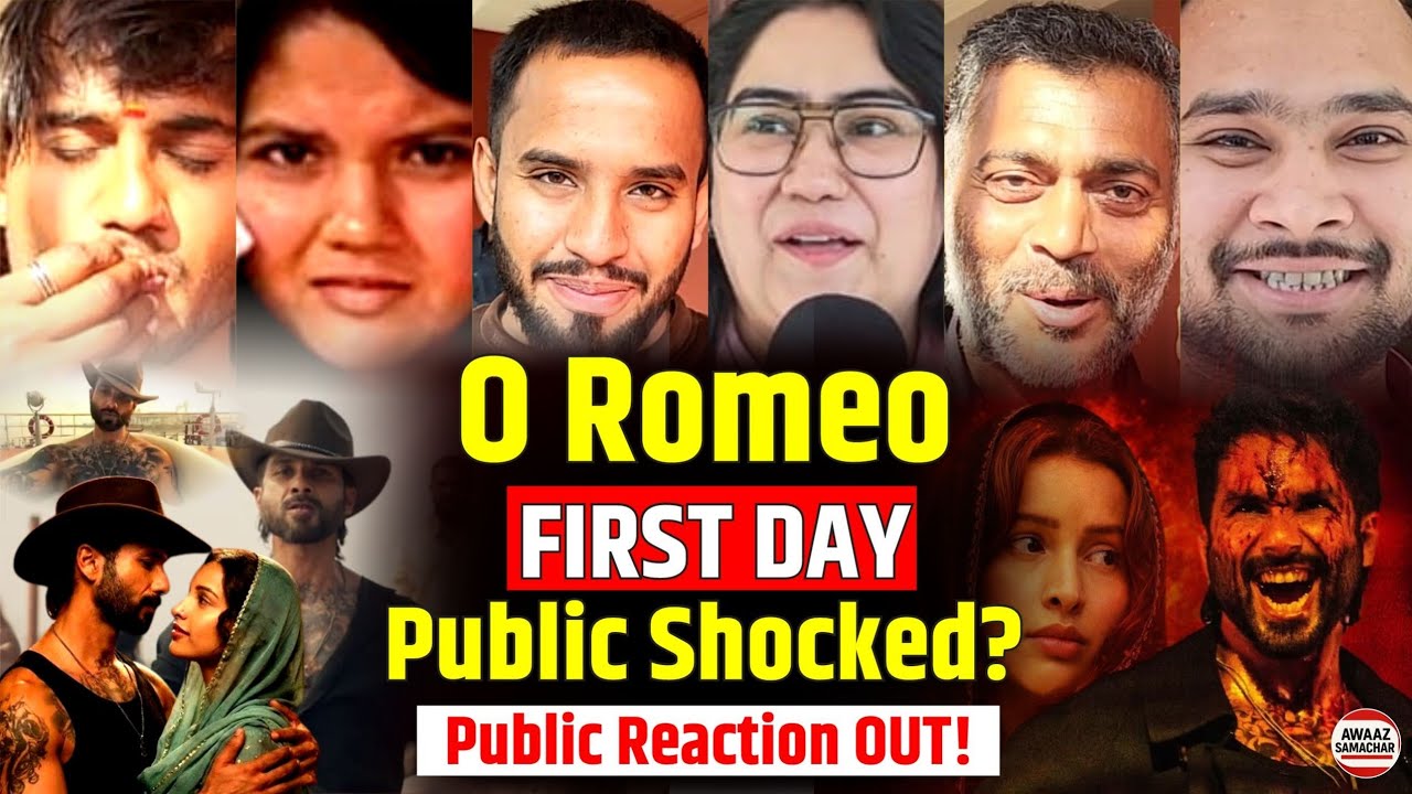 O Romeo Public Reaction | First Day First Show Review  | Shahid Kapoor | Tripti Dimri | Disha Patani