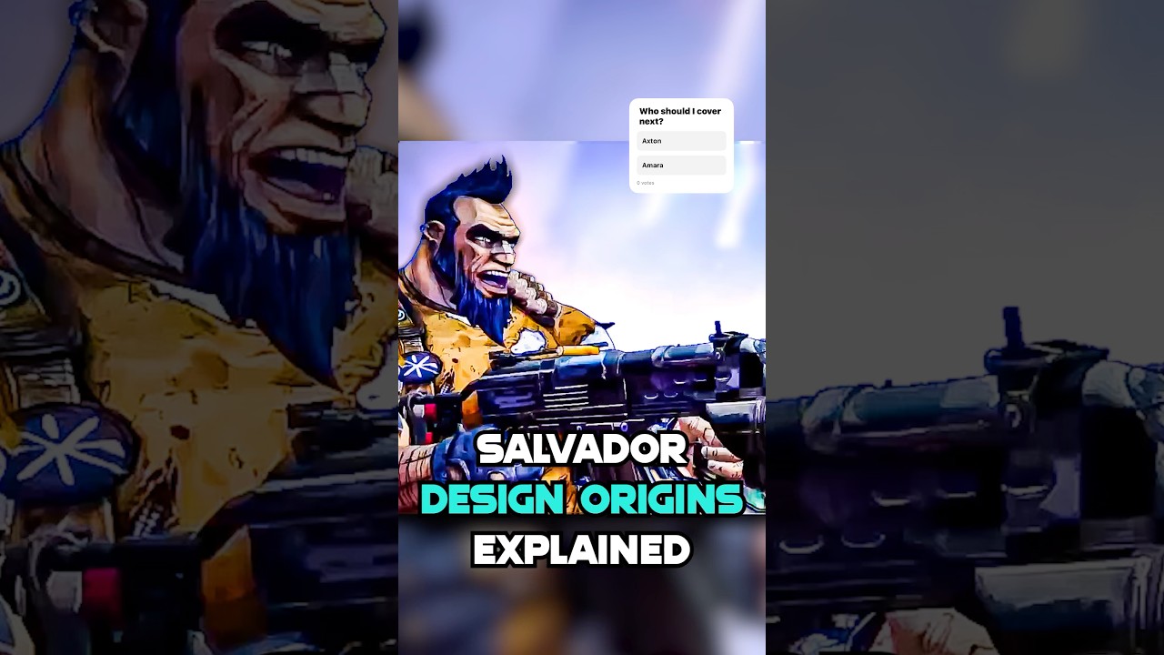 The Gunzerking Short King 👑 Salvador Design Lore #borderlands #bl2 #fps #characterdesign #gaming