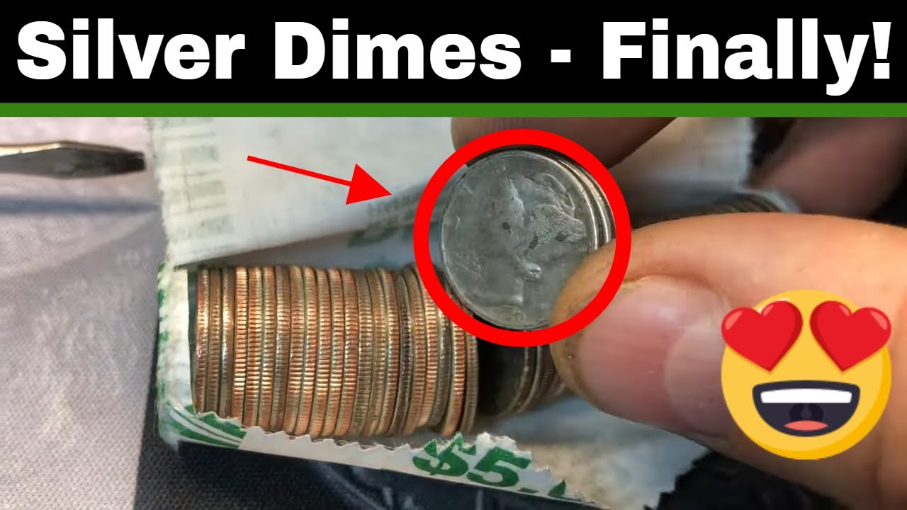 It's DIME TIME - Coin Roll Hunting 10,000 Dimes For Silver