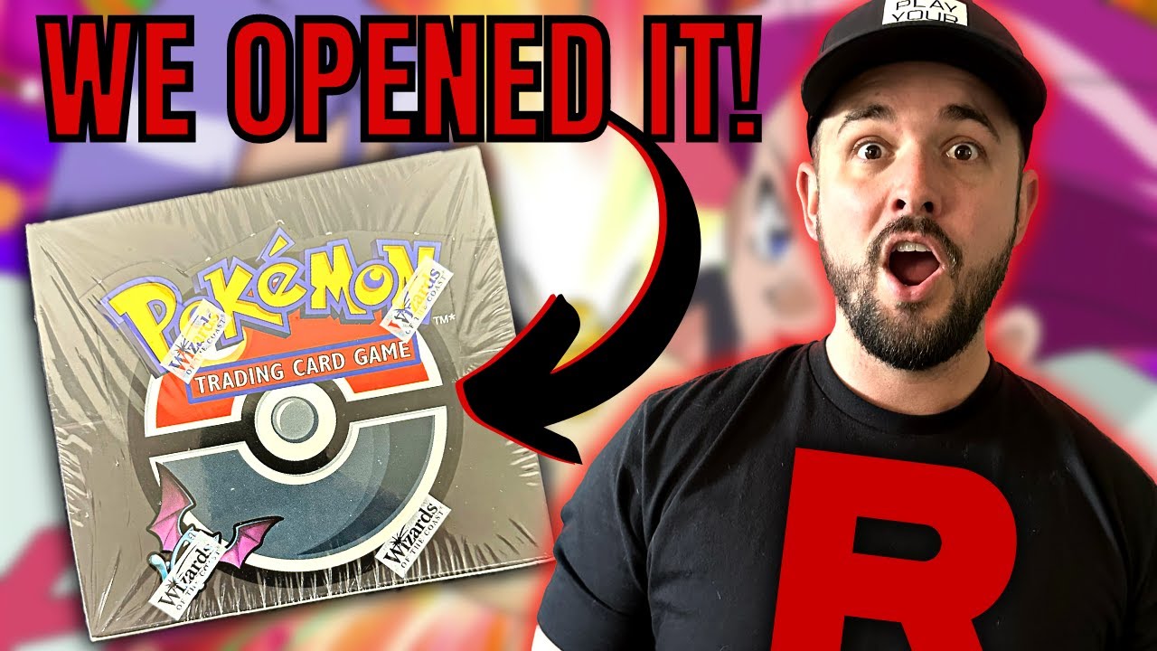 We Opened a Team Rocket Booster Box!!