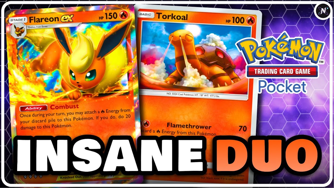 Torkoal is AMAZING with Flareon ex!