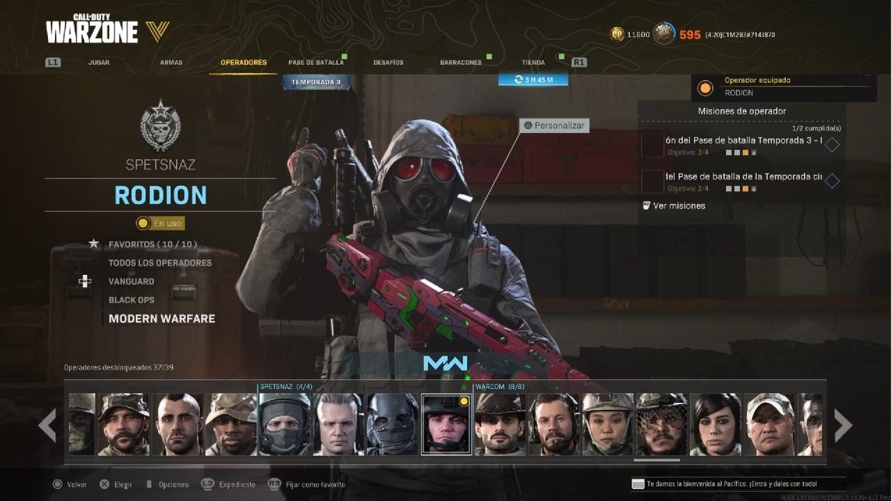Cual COD tiene los mejores operadores. Parte 1. MODERN WARFARE.