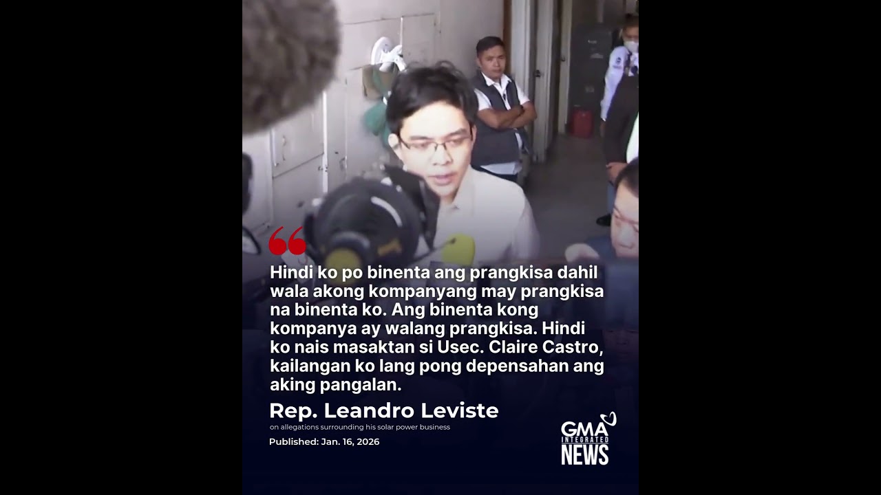 Rep. Leviste, nasa RTC para magsampa ng reklamong libel vs. Usec. Castro | GMA Integrated News