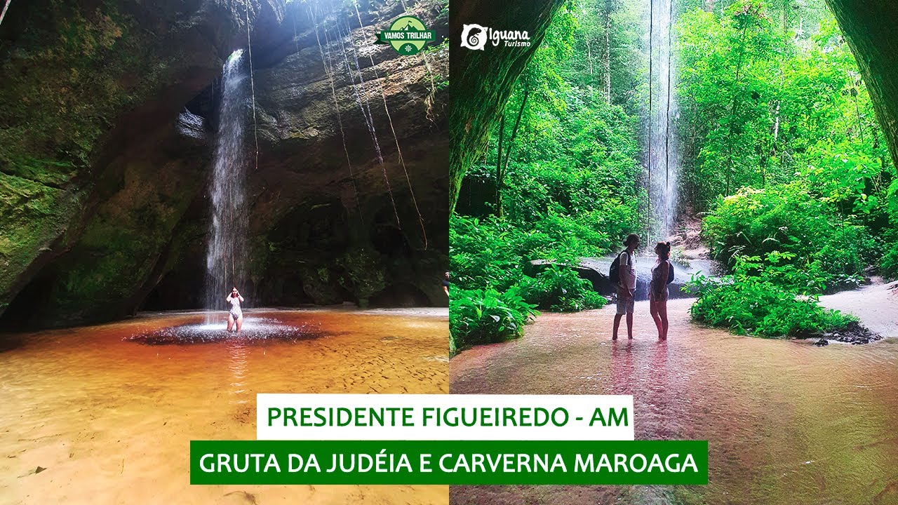 CAVERNA MAROAGA E GRUTA DA JUDÉIA: o que fazer em Presidente Figueiredo - AM (ft. Iguana Tour)