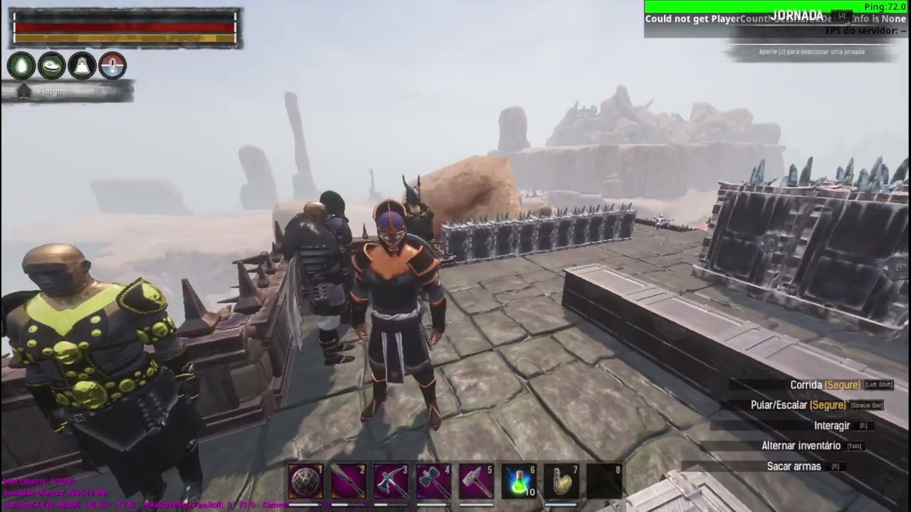 Conan Exiles Reis Nórdicos Bancada de analise e Traidor de Sangue