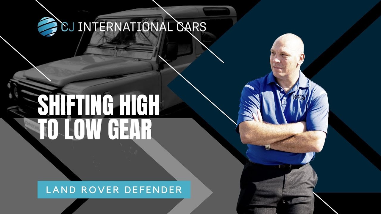 How to Shift a Land Rover Defender 90 or 110 from High to Low Gear. Diff lock demo included.